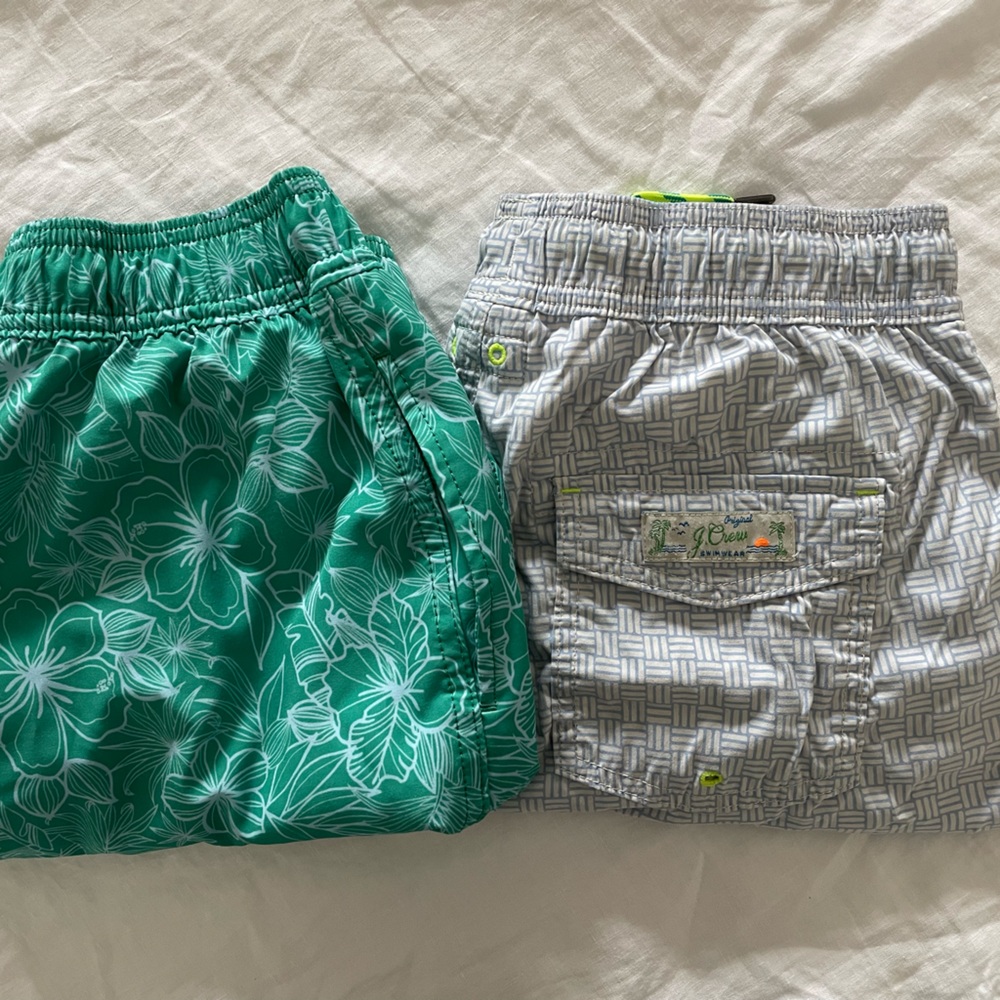 JCrew Crewcuts Boys Swim Size 12